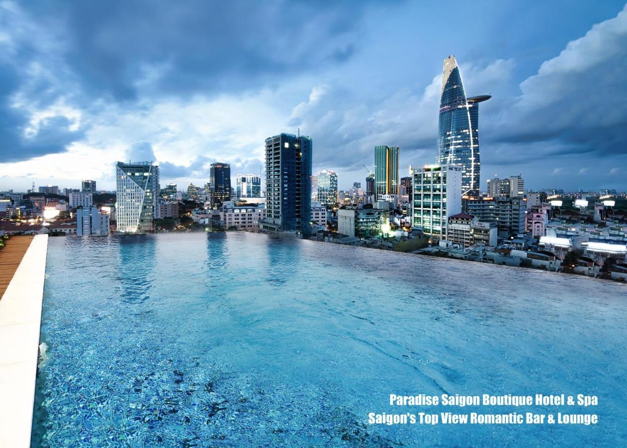 הו צ'י מין סיטי Paradise Saigon Boutique Hotel & Spa מראה חיצוני תמונה